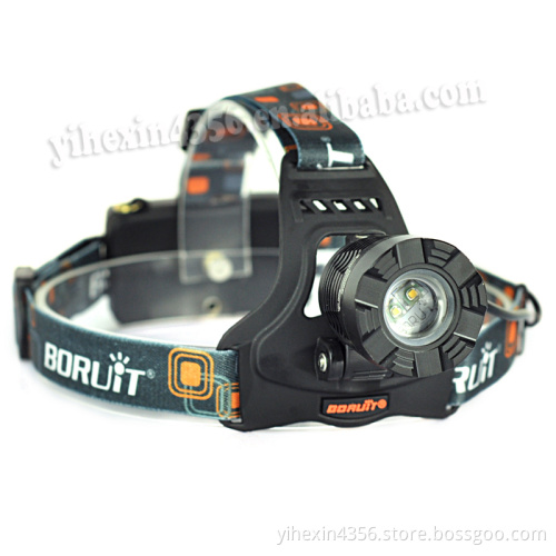 Boruit 2LED Light Colorful LED Headlamp 1000Lumen